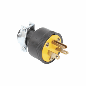 Enchufe con abrazadera Eagle 1703 250V UL NOM Negro