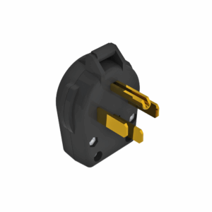 Enchufe en forma de L Eagle 21 125/250V UL Negro
