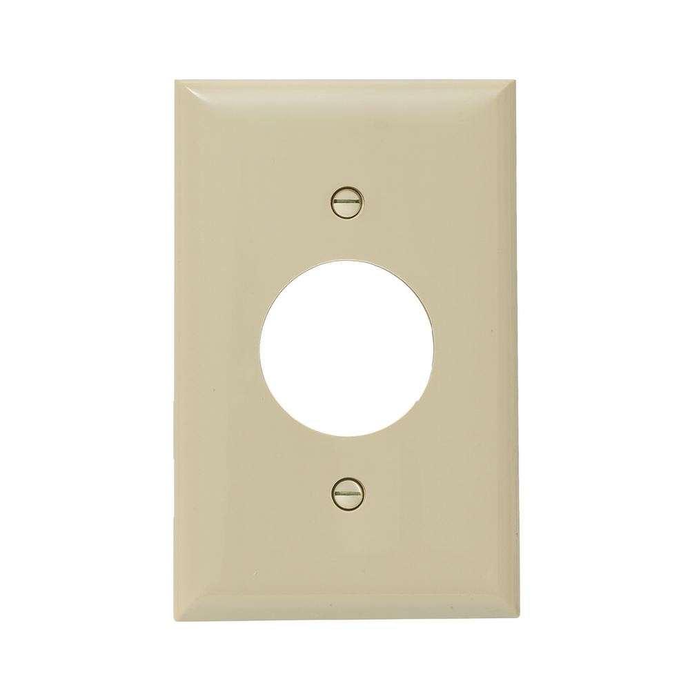 Placa para tomacorriente Eagle 2131 Sencillo Marfil