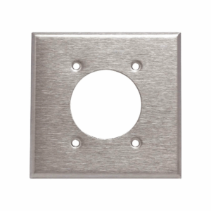 Placa para tomacorriente (30A/50A) Eagle 327A Industrial Acero
