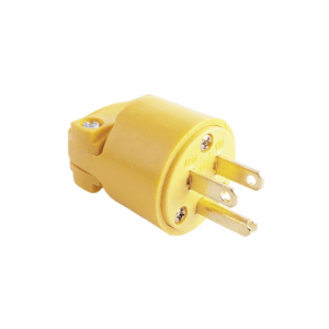 Enchufe con gasa Eagle 4867 125V UL/NOM Termoplástico Amarillo