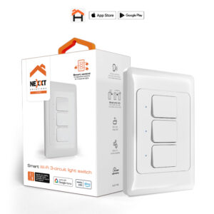 Interruptor Inteligente Nexxt Solutions NHE-T100 Triple 1 Vía Blanco