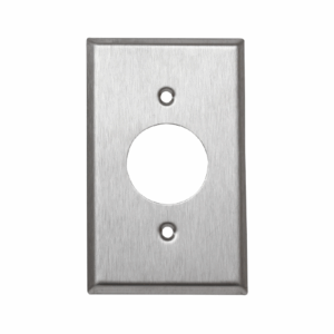 Placa para tomacorriente Eagle 97091 Sencillo Acero