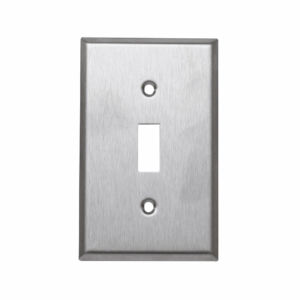 Placa para interruptor Eagle 97071 Sencilla Acero