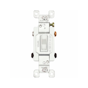 Interruptor Eagle 1245 Sencillo 2 Vías Blanco