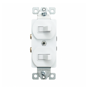 Interruptor Eagle 271 Doble Palanca 1 vía Blanco