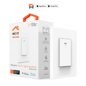Interruptor Inteligente Nexxt Solutions NHE-S100 Sencillo 1 Vía Blanco